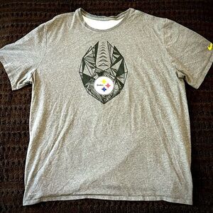 Mens Size 3XL - Pittsburgh Steelers Nike Dri Fit T Shirt - Football Logo Graphic